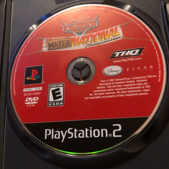 Cars Mater National Championship Playstation 2 PS2 w/Manual Tested - Picture 5 of 5